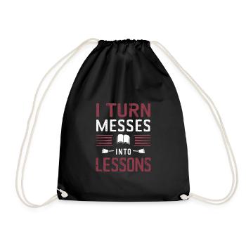 School administrators School staff Caretakers - Drawstring Bag - black - Front