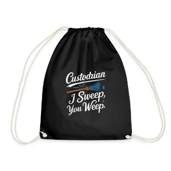 School administrators School staff Caretakers - Drawstring Bag - black - Front