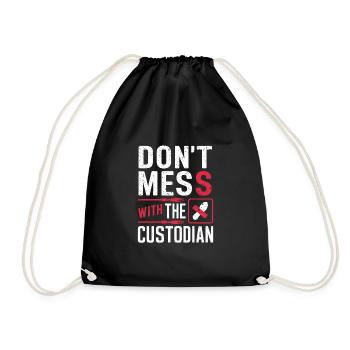 School administrators School staff Caretakers - Drawstring Bag - black - Front