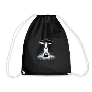 Mysterious disappearances in the Bermuda Triangle - Drawstring Bag - black - Front