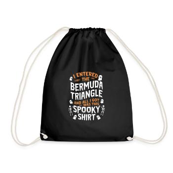 Mysterious disappearances in the Bermuda Triangle - Drawstring Bag - black - Front