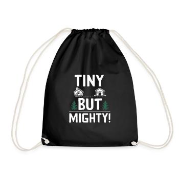 Rolling Tiny House Mode de vie minimaliste - Sac de sport léger - noir - Devant