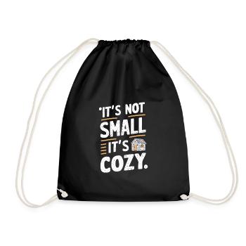 Rolling Tiny House Mode de vie minimaliste - Sac de sport léger - noir - Devant