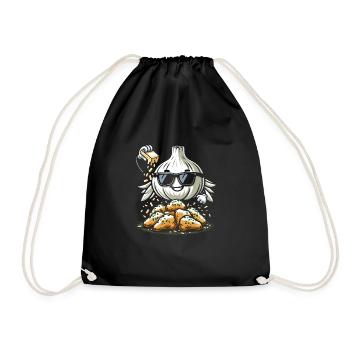 Ailes de poulet Aile de poulet cuit chaud Restauration rapide - Sac de sport léger - noir - Devant