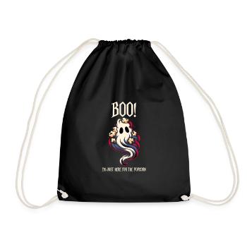 Dicton de pop-corn amusant, pop-corn en rafale - Sac de sport léger - noir - Devant