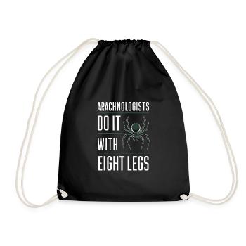 Pet Spider, Tarantula, Spider Lover - Drawstring Bag - black - Front