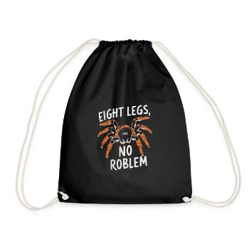 Pet Spider, Tarantula, Spider Lover - Drawstring Bag - black - Front