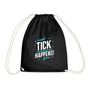 Tourette's Syndrome Awareness Neurodiverse - Drawstring Bag - black - Front