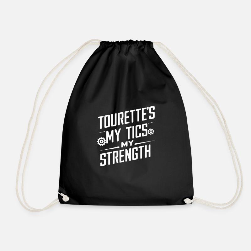 Tourette-syndrom-bewusstsein Neurodiverse - Turnbeutel - Schwarz