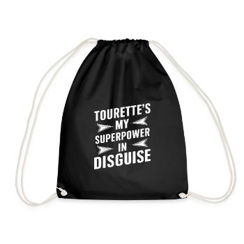 Tourette-syndrom-bewusstsein Neurodiverse - Turnbeutel - Schwarz - Vorne