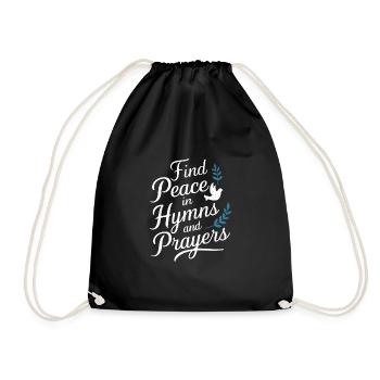 Musique chorale Chant religieux Musique confessionnelle - Sac de sport léger - noir - Devant