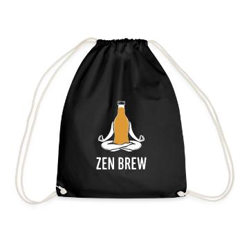 Vorteile Von Kombucha Für Brewer Maker Tea Lover - Turnbeutel - Schwarz - Vorne