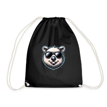 Se sentir Wombat-Tastic aujourd’hui - Wombat drôle - Sac de sport léger - noir - Devant