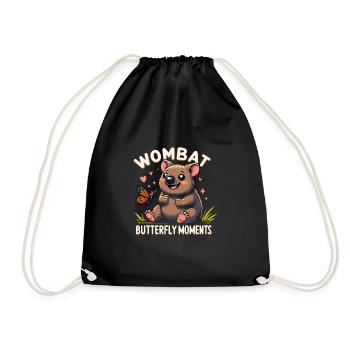 Se sentir Wombat-Tastic aujourd’hui - Wombat drôle - Sac de sport léger - noir - Devant