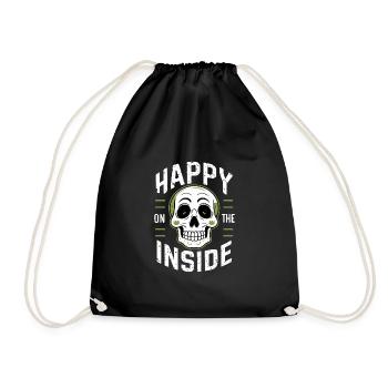 Emo Revival and Alternative Fashion for Scene Kids - Drawstring Bag - black - Front