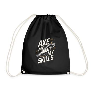 Maîtres du lancer de hache pour une pratique précise de la cible - Sac de sport léger - noir - Devant