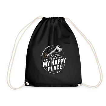Maîtres du lancer de hache pour une pratique précise de la cible - Sac de sport léger - noir - Devant