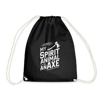 Maîtres du lancer de hache pour une pratique précise de la cible - Sac de sport léger - noir - Devant