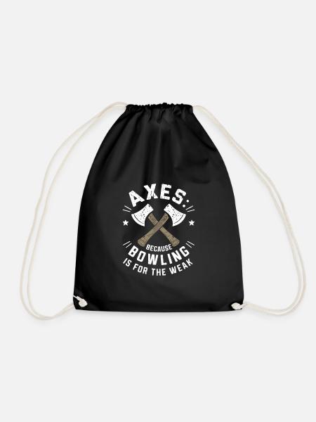 Maîtres du lancer de hache pour une pratique précise de la cible - Sac de sport léger - noir