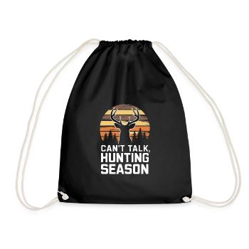 Vivez l’excitation de la chasse au cerf en forêt avec - Sac de sport léger - noir - Devant