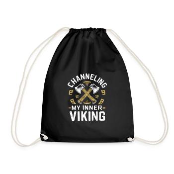 Maîtres du lancer de hache pour une pratique précise de la cible - Sac de sport léger - noir - Devant