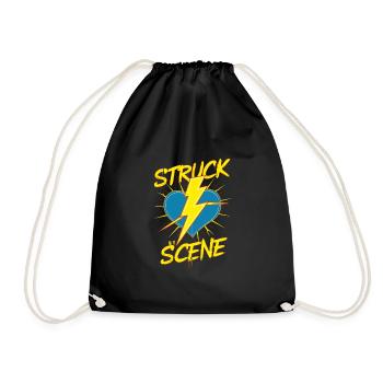 Emo Revival and Alternative Fashion for Scene Kids - Drawstring Bag - black - Front