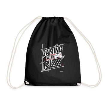 Rizzler Culture Gaming Life Rizzler Quotes - Turnbeutel - Schwarz - Vorne