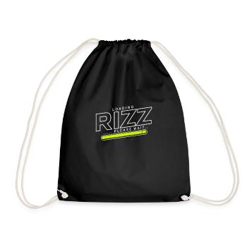 Rizzler Culture Gaming Life Rizzler Quotes - Turnbeutel - Schwarz - Vorne