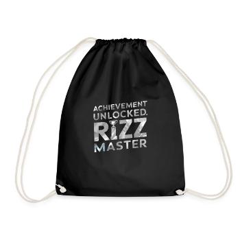Rizzler Culture Gaming Life Rizzler Quotes - Turnbeutel - Schwarz - Vorne
