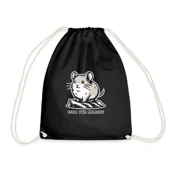Design américain Pika Lover pour Pika - Sac de sport léger - noir - Devant