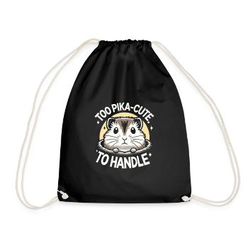 Design américain Pika Lover pour Pika - Sac de sport léger - noir - Devant