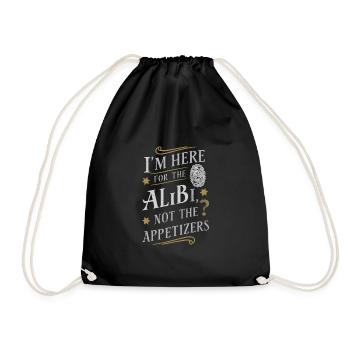 Meurtre Mystère Tenue De Dîner, Fête, Scène De Crime - Sac de sport léger - noir - Devant