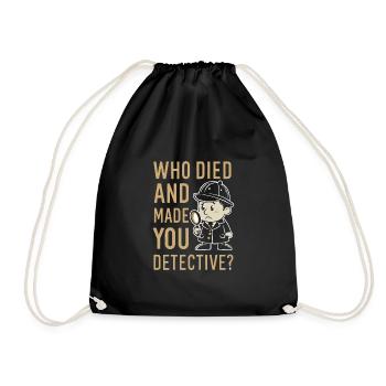 Meurtre Mystère Tenue De Dîner, Fête, Scène De Crime - Sac de sport léger - noir - Devant