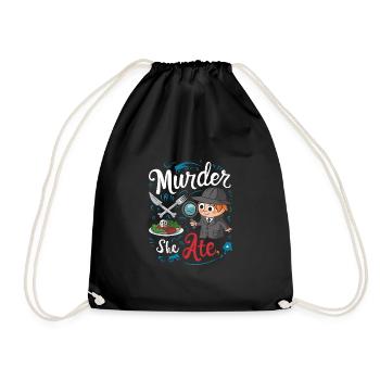 Meurtre Mystère Tenue De Dîner, Fête, Scène De Crime - Sac de sport léger - noir - Devant