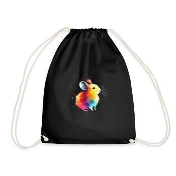 Conception d'amant américain de Pika pour Pika - Sac de sport léger - noir - Devant
