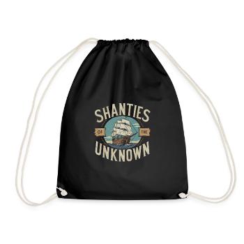 marins Sea Shanty Chant Ship Adventures - Sac de sport léger - noir - Devant