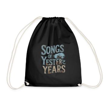 marins Sea Shanty Chant Ship Adventures - Sac de sport léger - noir - Devant