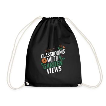Georgia Homeschool Mom Life in Peach State - Drawstring Bag - black - Front