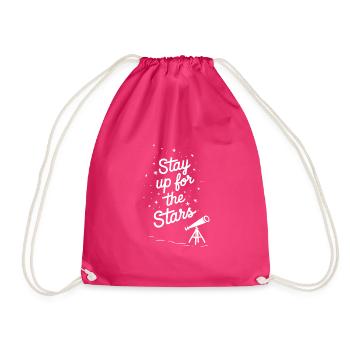 Stargazing And Meteor Shower Enthusiast - Turnbeutel - Fuchsia - Vorne