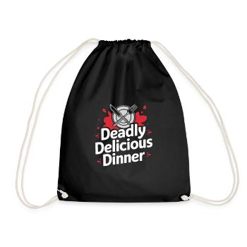 Meurtre Mystère Tenue De Dîner, Fête, Scène De Crime - Sac de sport léger - noir - Devant