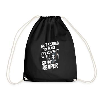 N’ayant pas peur de l’horreur : effrayant mais intrépide hanté - Sac de sport léger - noir - Devant