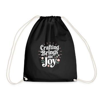 Cardmaker Scrapbooking Card Making Sets For - Drawstring Bag - black - Front