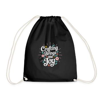 Cardmaker Scrapbooking Card Making Sets For - Drawstring Bag - black - Front