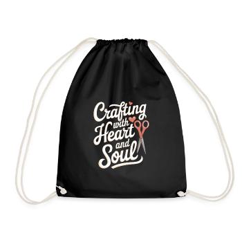 Cardmaker Scrapbooking Card Making Sets For - Drawstring Bag - black - Front