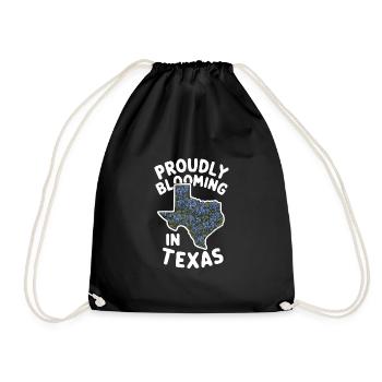 Texas Fleurs sauvages Saison Champs Fleurs Texas - Sac de sport léger - noir - Devant