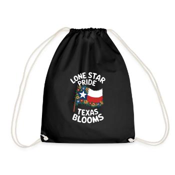 Texas Fleurs sauvages Saison Champs Fleurs Texas - Sac de sport léger - noir - Devant