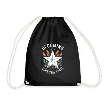 Texas Fleurs sauvages Saison Champs Fleurs Texas - Sac de sport léger - noir - Devant