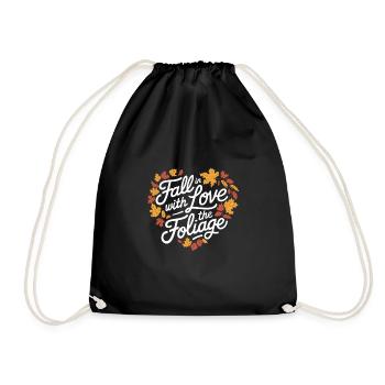 Autumnal blaze of colour for nature lovers and - Drawstring Bag - black - Front