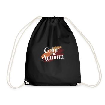 Flamboiement de couleurs automnal pour les amoureux de la nature et - Sac de sport léger - noir - Devant