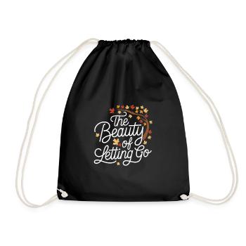 Autumnal blaze of colour for nature lovers and - Drawstring Bag - black - Front